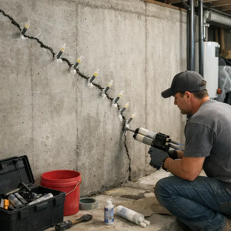 Basement Wall Crack Repair Ontario